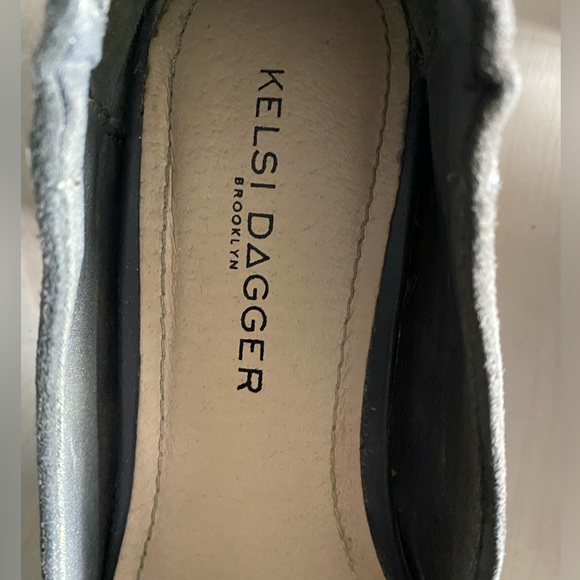 Kelsi Dagger grey block heels in sz 6 - Picture 3 of 6
